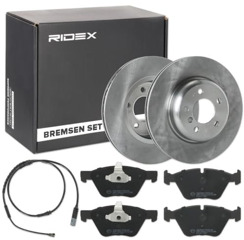 RIDEX 3405B0500 Bremsenset Vorne Belüftet 330mm - Bremsen Set mit Bremsscheiben und Bremsbeläge Satz