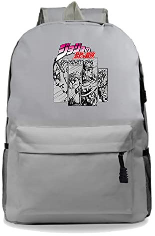 XSLGOGO Anime JoJo's Bizarre Adventure Rucksack JOJO Fashion Casual Cosplay Cartoon Daypack Laptoptasche Schultasche Für Jungen Mädchen