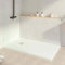 KOES - Plato de Ducha de Resina Modelo INDO – 90x120 – Blanco RAL 9003
