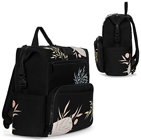 Lionelo Cube Rucksack, Baby Tasche, Wickeltasche, Babysachen, Leicht für Spaziergänge und Reisen mit Baby, 12 Taschen, Thermotasche, Möglichkeit ihn am Kinderwagen zu befestigen, 36x36x23cm