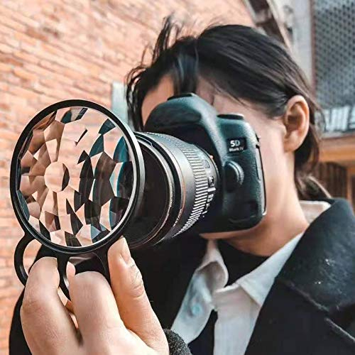 1pc Handheld Kaleidoskop Kamera Filter Drehbare Filter Prisma Fotografie Zubehör