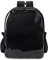 STEAMEDBUN Ita Bag Rucksack mit Einsatz Pin Display Rucksack für Schule Cosplay, Schwarz, Minimalistisch mit anpassbaren Elementen