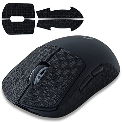 Sunzit Mouse Anti-Rutsch-Griffband, schweißfester Aufkleber aus Eidechsenhaut für Logitech G Pro X Superlight Gaming Mouse, für die anspruchsvollsten Gamer