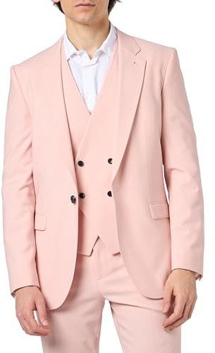 HUGO Arti/Hesten242v1x Suit, Rosa Chiaro/Pastello 681, 90 Uomo