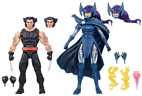 Marvel Legends Series Wolverine und Psylocke Action-Figuren