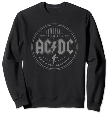 AC/DC Rock Music Band Rock N Roll Damnation Sweatshirt