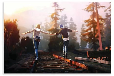 MEZUMI Life Is Strange Game Leinwand-Poster Schlafzimmer Dekor Sport Landschaft Büro Zimmer Dekor Geschenk ungerahmt 30 x 45 cm