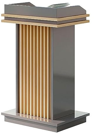 esmen Schräges Podium Holz-Podiumsständer, professionelles Rednerpult-Podium, Robustes Rednerpult, Präsentation, Konferenz-Podiumsständer für Büro, Konferenz, Auditorium Bodenstehendes Podium