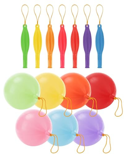 7 Stück Stanzballons – lustige Spiele, Hochzeitsdekoration, starke Ballons, Partygeschenke (zufällige Farbe)