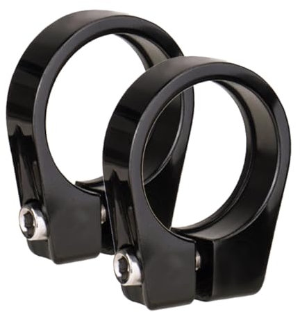 Visxcnu Abrazadera Poste Asiento Bicicleta - 2Pcs 31,8mm 34,9mm Clip Tubo de Asiento Aleación Aluminio Tija de Sillín Liberación Rápida para Bicicleta Montaña (31.8mm)