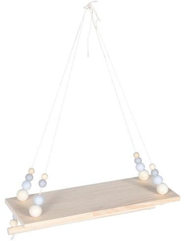 Alipis Hängeregal Aus Mit Perlen Und Quastendekor Raumdekorationsregal Für Wohnzimmer Und Schlafzimmer Praktische Lagerung Und Aufbewahrungsmöglichkeit