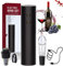 QSMYUYE Tire Bouchon Electrique 5 en 1 Coffret Cadeau, Coupe-capsule,Bouchon en Silicone Sous Vide,Verseur,Cable USB,Pour Cadeau de Amateurs de Vins