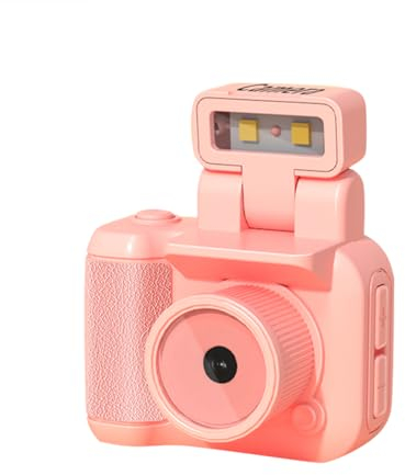 Andoer Mini Digital Camera - 1080P Compact Camera with 90° Rotating Flash, 6 Integrated Filters, Battery for Beginners