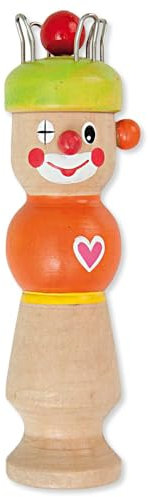 Frida's Wollhaus Rico Design Strickliesel Holz Wolle Basteln Kinder Geschenk Handarbeit 6 Motive (Pascal)