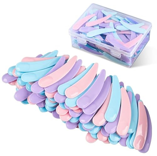 Leslady Lot de 200 mini spatules de maquillage réutilisables pour masque facial