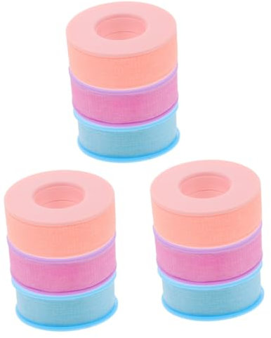 WOONEKY 3er-set Wimpernverlängerungsset Mit Silikongel-klebeband Atmungsaktiv Bequem Nicht Reizend Wimpernverlängerungsband Für Die Schönheit 3 Rollen * 3