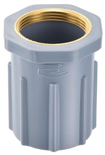 sourcing map 1 Pcs 1.18 Inch Faucet Nut Fixed Base, Plastic Fixing Nut Tap Fastener, Fixed Faucet Assembly for Kitchen, Grey