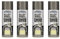 SDMAX Silver Alloy Wheel Spray Paint, Gloss Finish, Corrosion And Rust Protection, Fast Drying, Easy To Use, Lightweight And Portable, Multipurpose Use, 400ml (4pcs)