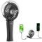 HandFan 4000mAh Misting Fan with Portable Charger, 50ml Water Tank, Rechargeable Handheld Personal Mister-Fan, Spray Water Mist-Fans, Foldable Electric Hand Fans for Beach Travel Outdoors