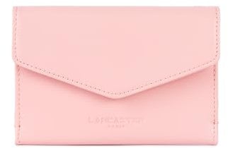 Lancaster | Paris PM - Porte-Cartes Cuir de Vachette Lisse Rose fumé