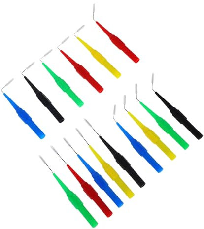 GARVALON 15 Stück Multimeter Prüfspitzen Durchstoßnadel 0,7mm Aus Kupfer Für Kfz Prüfung Automobil Industrie Multimeter Zubehör