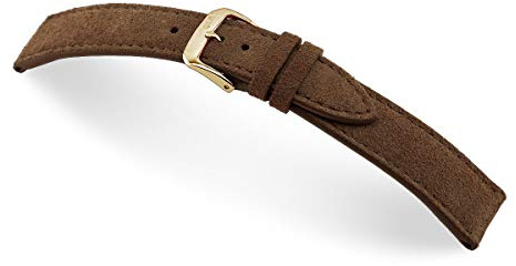 Sulla RIOS1931 Franklin Vintage Wildleder Ersatz Uhrenarmbandband handgemacht in Deutschland Klassisch hautfreundlich