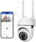 Anluomafuy Cámara Vigilancia WiFi Exterior 360°, Cámara IP Vigilancia de Seguridad, AI Detección de Humana, Seguimiento Automático, Sirena, Visión Nocturna Color, Audio Bidireccional