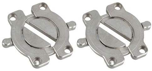 2 praktische Drehgelenk-Verschlüsse, Tischverbinder, Heimzubehör, tragbar für Haushalt und Büro, den täglichen Gebrauch