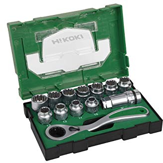 Hikoki Steckschlüsseleinsatz-Set 13-teilig 40030033