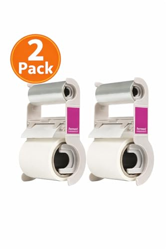 2-PACK - Xyron Acid-Free Permanent Adhesive Refill Cartridge for XRN150 1.5-inch X Sticker Maker, 20-feet each