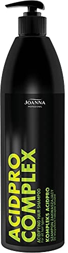 Joanna Professional AcidPro Complex - Intensiv-Haarkur - pH-ausgleichendes Shampoo - farbstabilisierend - schützt, stärkt, bereitet das Haar aufs Styling vor - innovativer Pro-Säure-Komplex - 1000 ml