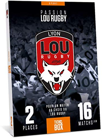 Ticketbox - Lou Rugby - Match en Duo - Coffret Cadeau - Idée Cadeau Divertissement