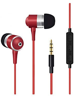 Shot Case Metal Headphones for Huawei P10 Lite Red