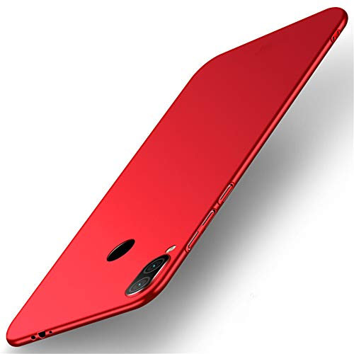 XMTON Xiaomi Redmi 7 6.26 Custodia,Ultra Sottile Plastica Dura PC Backcover Anti-graffio Anti-Scivolo Protettiva Case Cover per Xiaomi Redmi 7 Smartphone (Rosso)