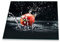 Cache-plaque de cuisson en céramique - Planche à découper - 1 pièce - 60 x 52 cm - Légumes - Rouge et noir - Protection anti-éclaboussures - Planche à découper en verre de sécurité