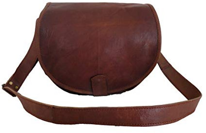 Vintage Leather DSLR Camera Bag Shoulder Messenger Sling Fit DSLR with 2 Lenses for Canon Sony Nikon Canon Olympus and So On