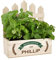 Herz & Heim® Geburtstags-Geschenk Pflanzkiste mit Personalisierung als Geschenkverpackung Biergarten, 23 cm x 27 cm x 10,5 cm (B/H/T)