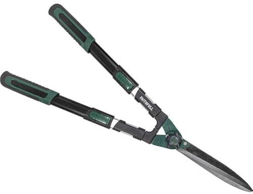 Faithfull FAICOUHS10T Countryman Hedge Shear 3 Postion Telescopic Aluminium Handles - 250mm (10in) Blade