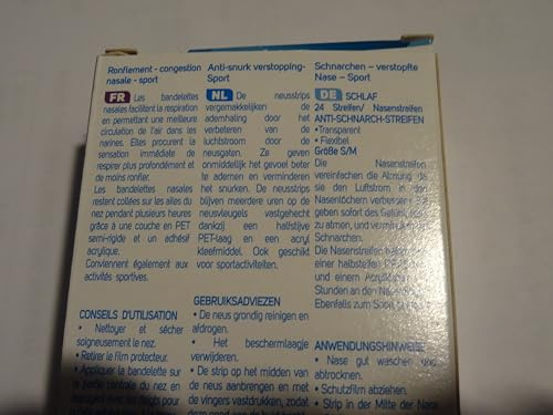 Quies Anti-Ronflement 24 Bandelettes Nasales - S/M