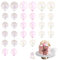 30 Stück Tortendeko Kugeln Mini Bunte Kuchendekoration Blasenkugel Transparente Kugel Luftballon Kuchenkugel Dekoration Hochzeit Babyparty Geburtstag Partyzubehör Happy Birthday Tortendeko