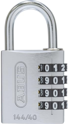 ABUS | Zahlenschloss | Aluminium | 144/40 Lock-Tag | VE 6 Stk | silber