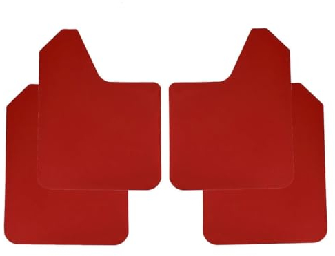 Auto Paraspruzzi Rally Sport Paraspruzzi Universali Paraspruzzi Paraspruzzi Parafango Per Razzi Anteriore Posteriore Per Pick-up Auto SUV Van Truck Parafango Auto (Colore : 4pcs-set Red)