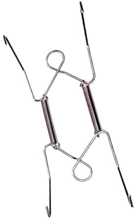 Dualoai Telleraufhänger für Wandtellerhalter, Unsichtbarer Tellerhalter Aus Draht für Antike Teller, 6 Zoll