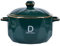 BURLOE Keramik Suppenterrine Mit Deckel, Porzellan Servierterrine Suppe Für Restaurant Zuhause Küche Dekoration Süße Überzogene Terrassen Suppe Porzellan,2000ML