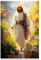 WALKFB Kunstdruck auf Leinwand, Motiv: Jesus Christus, Motiv: Jesus geht barfuß im Sommer, inspirierende Wanddekoration, christlicher Bilddruck, gerahmt oder ungerahmt, geeignet für christliche