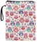 chaqlin Buchhülle mit Cartoon-Eulen-Motiv, für Jungen und Mädchen, mit Reißverschluss, für Taschenbücher, Hardcover, Leser, Geschenke
