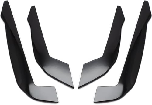 YuZong Auto Frontlippe Frontspoiler für Ford Focus ST/ST-LINE MK4 2019 2020,Front Stoßstange Splitter Canard Diffusor Body Kit,B-Glossy Black