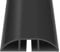 Floor Cable Protector, Black PVC Cable Covers for Wires Floor Cord Hider with Pre-Split Channel, 2M Wire Cover for Indoor Office Home Carpet Extension Cable Tidy Mat
