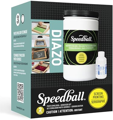 Speedball Diazo Kit d'émulsion photo et sensibilisateur, comprend une émulsion de 767 g et un sensibilisateur de 56,7 g