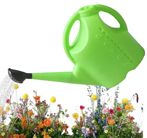 Annaffiatoio per piante da esterno, grande diametro, strumento per innaffiare la porta di iniezione dell'acqua | Vaso per fiori da giardino da 5 litri per spazi verdi pubblici, giardino domestico,